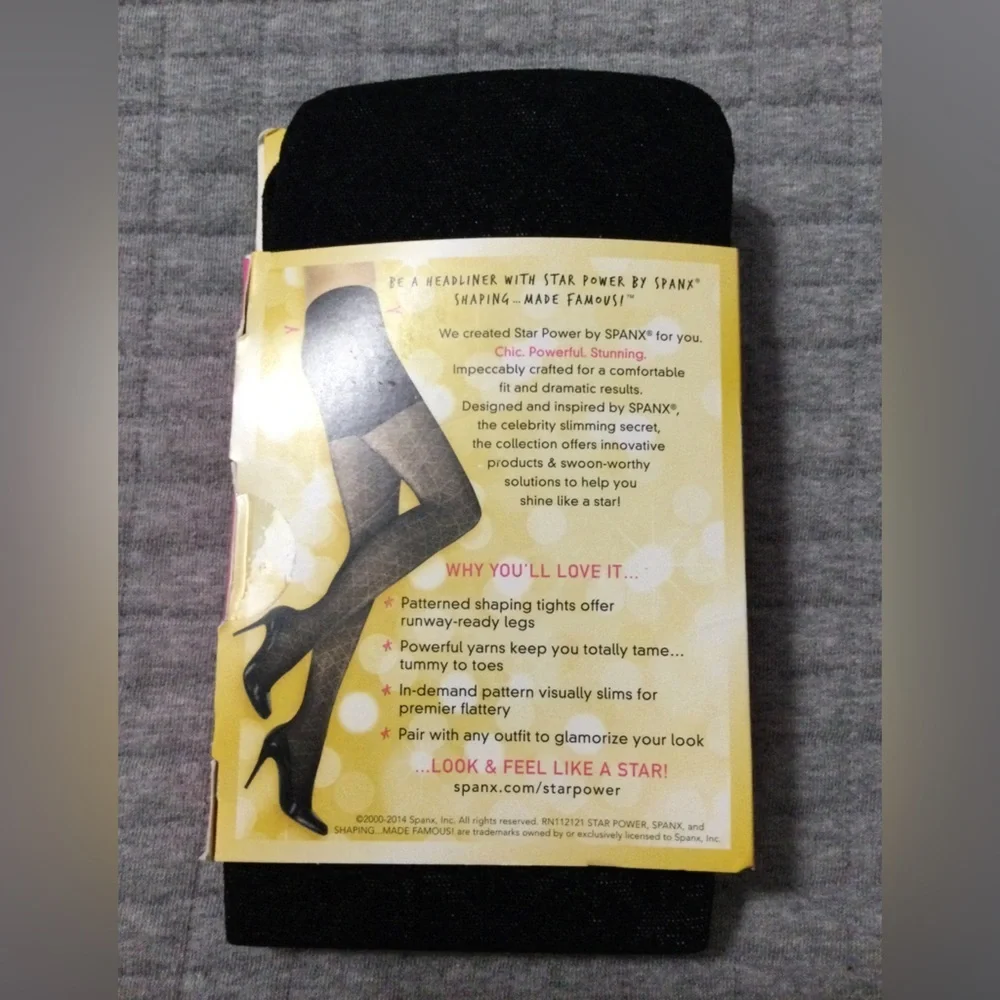 Lot of 2 Star Power by Spanx Center-Stage Shaping Tights Size B